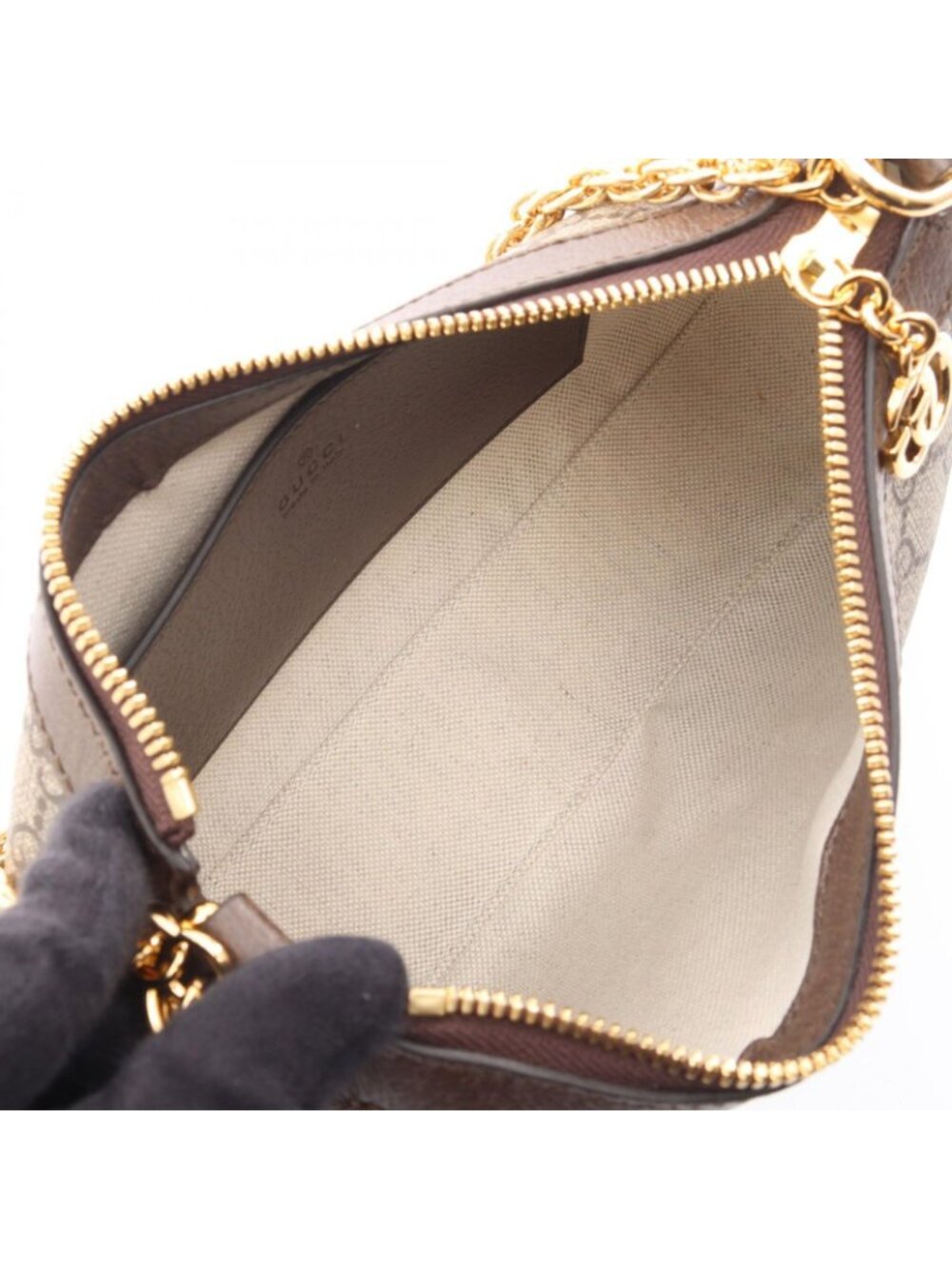 Gucci Ophidia Small GG Supreme Leather Shoulder Bag - Picture 3 of 4